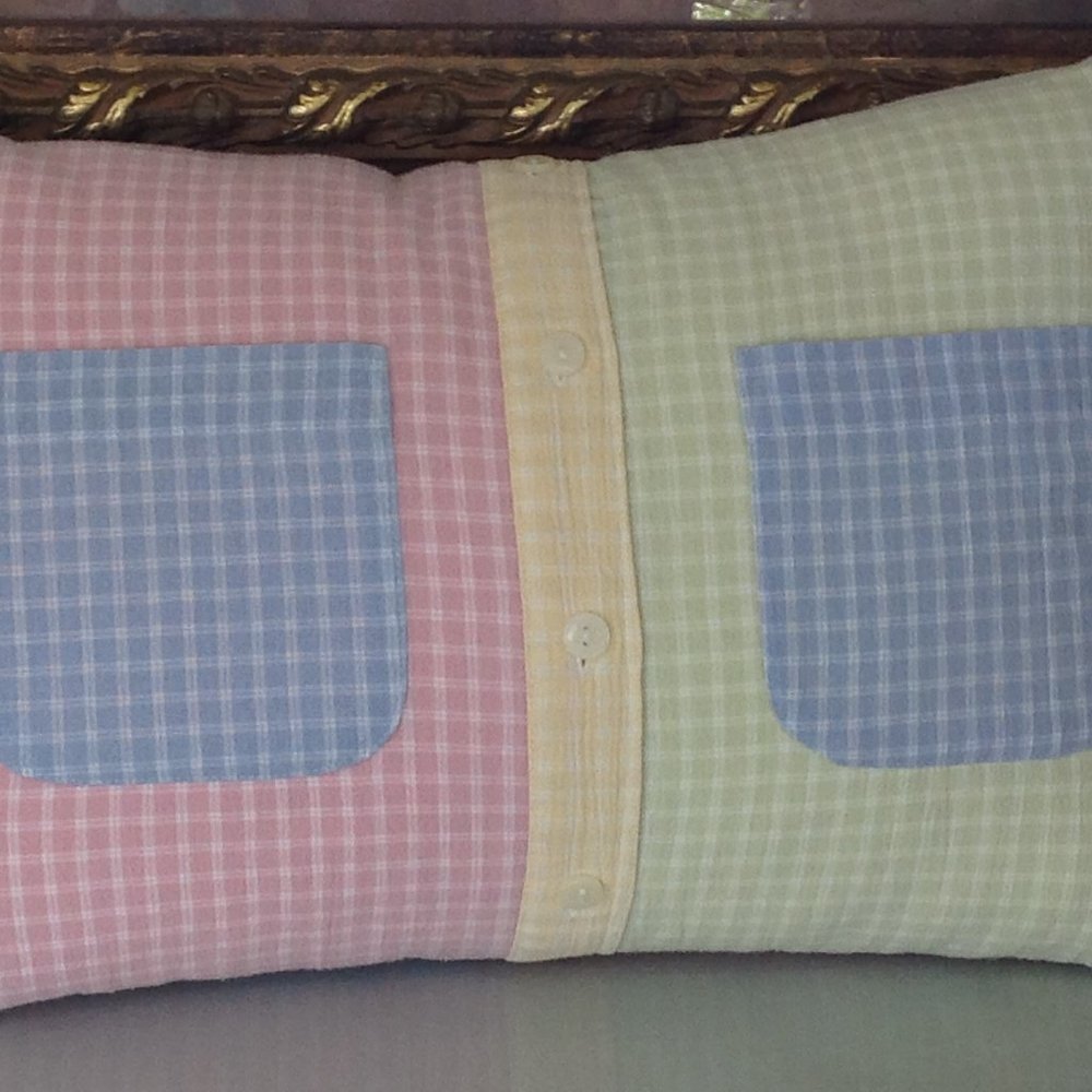 Adorable Patchwork Decorative Pillow